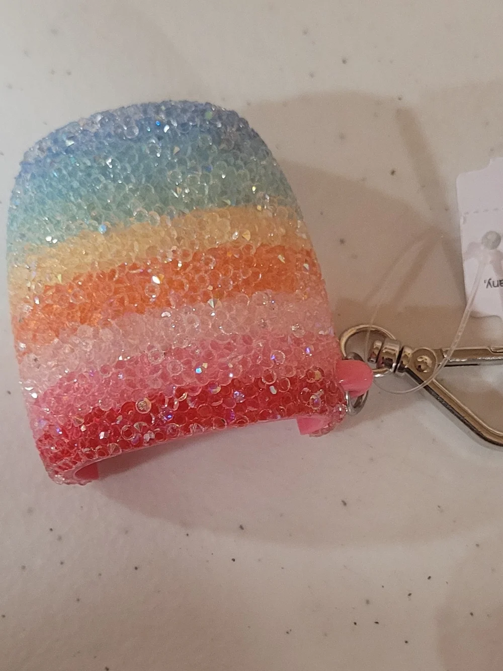 Rainbow Sequin Keychain Pocketbac Holder Bath & Body Works